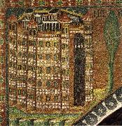 unknow artist Mosaic in the church of San vital, Ravenna, Italy Sweden oil painting artist